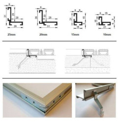 VER-BLACK - BLACK aluminium doormat frame