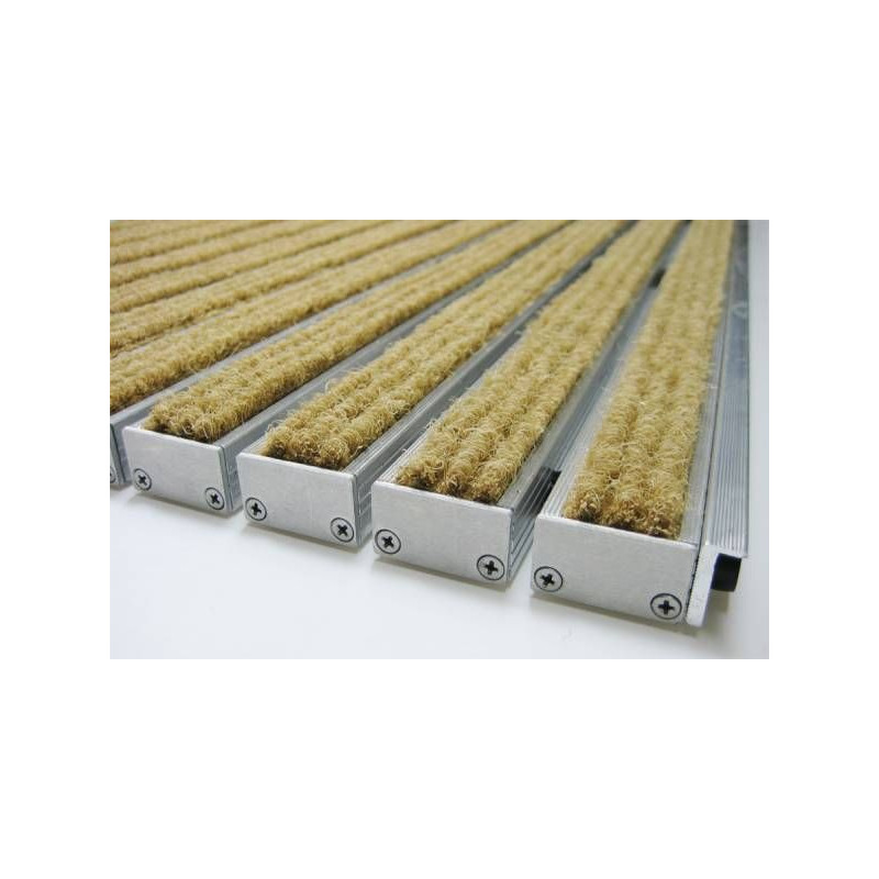 Zerbino VARIO JUNIOR JNO / JNSO, profilo in alluminio rivestito con fibre in polipropilene ROSCO Zerbino VARIO JUNIOR JNO / JNSO, profilo in alluminio rivestito con fibre in polipropilene ROSCO