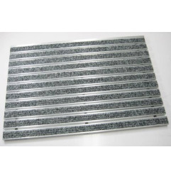 EconoVilt Light - Paillasson profil en aluminium couvert de fibres polypropylène - Verimpex