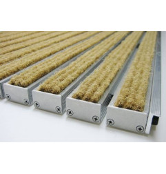 EconoVilt Light SUR MESURE - Paillasson profil en aluminium - polypropylène - Verimpex