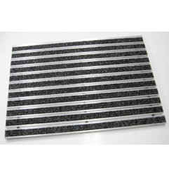 Fußmatte VARIO JUNIOR JNO / JNSO, Aluminiumprofil abgedeckt mit Fasern aus Polypropylen von ROSCO