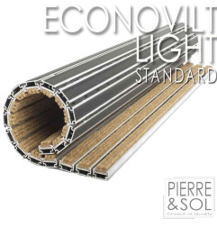 EconoVilt Light format Standard - Paillasson profil en aluminium couvert de fibres polypropylène - Verimpex