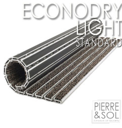 EconoDry Light - Paillasson profil en aluminium - Polyamide et Polypropylène - Verimpex