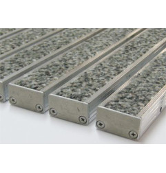 EconoDry Heavy SUR MESURE - Paillasson renforcé profil en aluminium - Polyamide  - Verimpex
