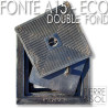 Couvercle en fonte double fond pour regard d'inspection A15 - ECO