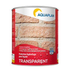 Transparent - Protection hydrofuge pour façades - Aquaplan