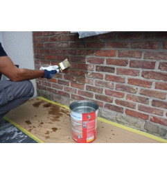 Transparent - Water repellent protection for facades - Aquaplan