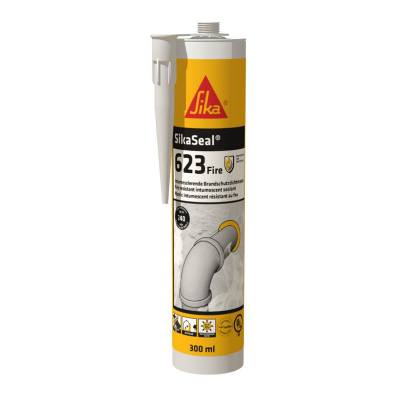 SikaSeal-623 Fire - Mastique intumescente e resistente ao fogo - Sika SikaSeal-623 Fire - Mastique intumescente e resistente ao fogo - Sika