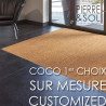 Paillasson en fibre de coco - SUR MESURE Paillasson en fibre de coco - SUR MESURE