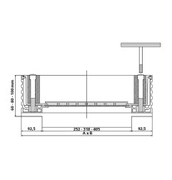 Tileable waterproof access cover for connection to a PVC pipe - Tube Pro Line - L&S