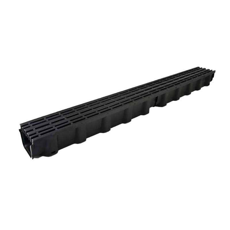 Polypropylene drainage channel - 100 x 11 x 8 cm Polypropylene drainage channel - 100 x 11 x 8 cm