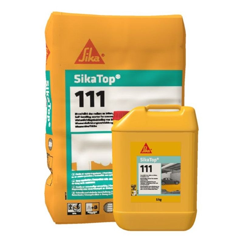 SikaTop-111 - Mortero autonivelante impermeable y antidesgaste - Sika