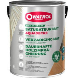Aquadecks - Mat saturar todas as madeiras na fase da água - Owatrol