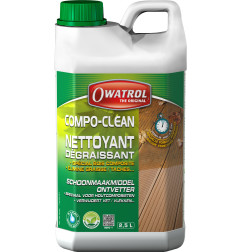 Compo-Clean - Limpador especial desengordurante para madeira composta - Owatrol