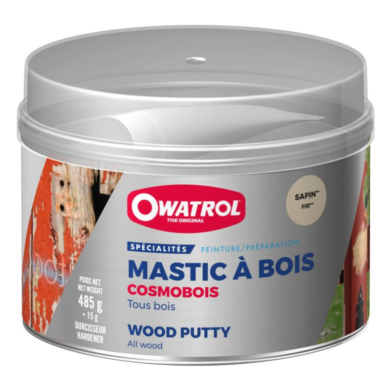Cosmobois - Masilla de madera para interior y exterior de madera - Owatrol