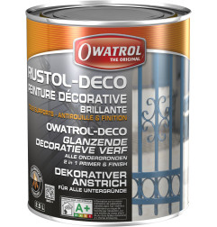 Rustol Déco - Peinture de finition antirouille tous supports - Owatrol