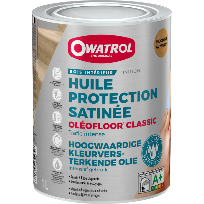 OléoFloor Classic - Hochwertige matte Wasser-Öl-Emulsion - Owatrol Pro OléoFloor Classic - Hochwertige matte Wasser-Öl-Emulsion - Owatrol Pro