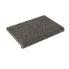 Chinese Basalt coping - Flamed and Brushed - Dropout - Rounded edge 180 ° softened