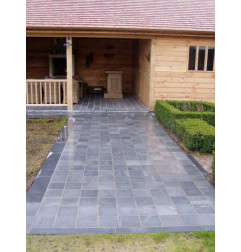 Рендеринг под дождем голубого камня плиты Вьетнама - Возраст (барабан) 