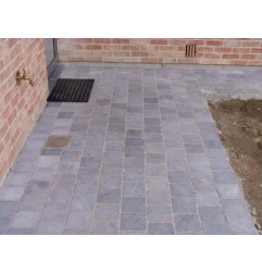 Trottoir de pedra azul de Vietnam-envelhecido (drummed)