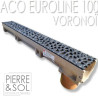 Channel with design grid - Euroline 100 Voronoï - ACO