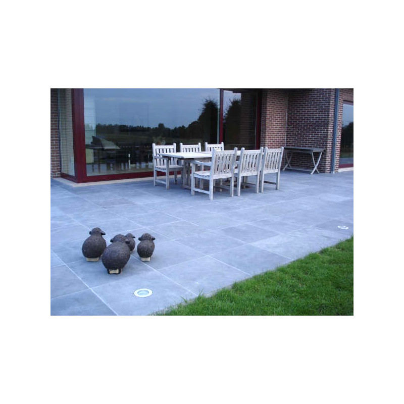 Terrasse en Pierre Bleue du Vietnam - Scié Meulé