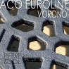 Channel with design grid - Euroline 100 Voronoï - ACO