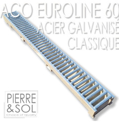 قناة شبكية فولاذية مجلفنة - Euroline Galva - ACO