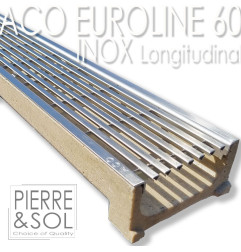 قناة تصريف شبكية من الفولاذ المقاوم للصدأ - Euroline Inox - ACO
