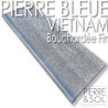 Margelle en Pierre Bleue du Vietnam - Bouchardée - Retombée - Bord arrondi 180° adouci antié-dérapante