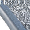 Margelle en Pierre Bleue du Vietnam - Bouchardée - Retombée - Bord arrondi 180° adouci antié-dérapante