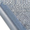 Vietnam Blue Stone coping - Straight Rounded Edges with drop-offs - Bush hammered Vietnam Blue Stone coping - Straight Rounded Edges with drop-offs - Bush hammered