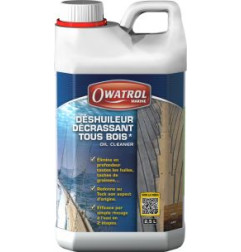 Oil cleaner - Deoiler and degreaser for all types of wood - Owatrol