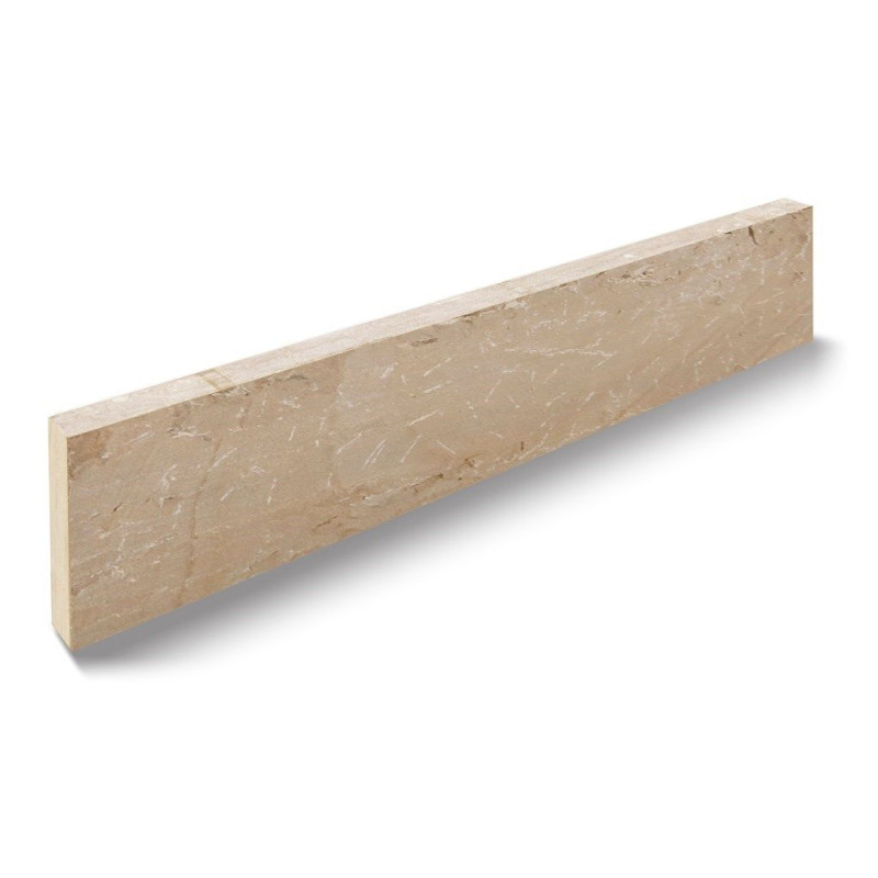 Бордюр из индийского песчаника - Кандла многоцветная Коричневая охра - Необработанный