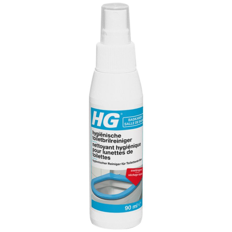 Limpiador higiénico para asientos de inodoro 90 ml - HG Limpiador higiénico para asientos de inodoro 90 ml - HG