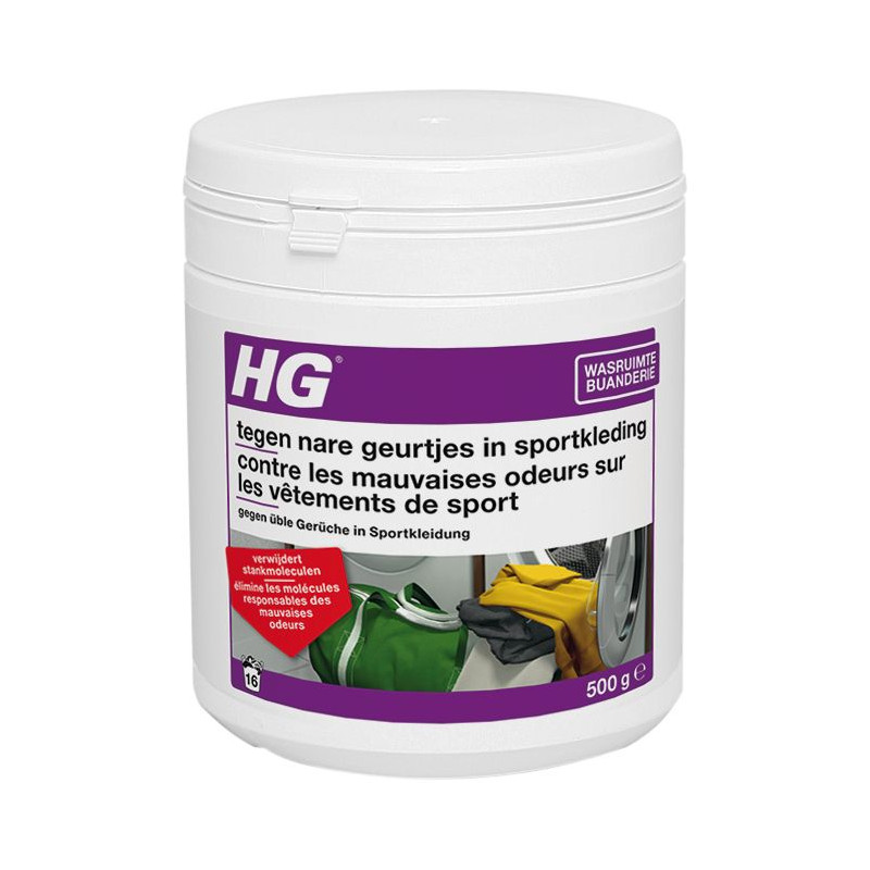 Contro i cattivi odori sull'abbigliamento sportivo 500 gr - HG