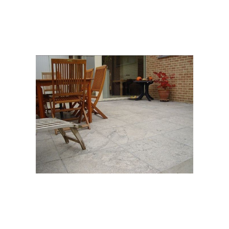 Terrasse en Pierre Bleue de Chine - Bouchardé Terrasse en Pierre Bleue de Chine - Bouchardé