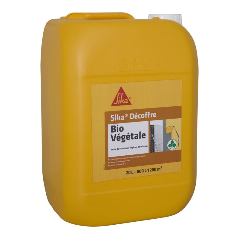 Sika Décoffre Bio Végétale - Agente de démoulage différé végétal - Sika Sika Décoffre Bio Végétale - Agente de démoulage différé végétal - Sika