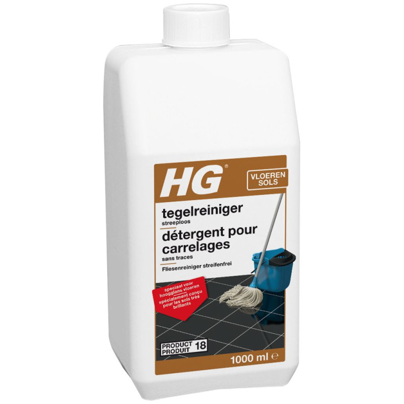 Detergente para azulejos de alto brilho 1 L-HG Detergente para azulejos de alto brilho 1 L-HG