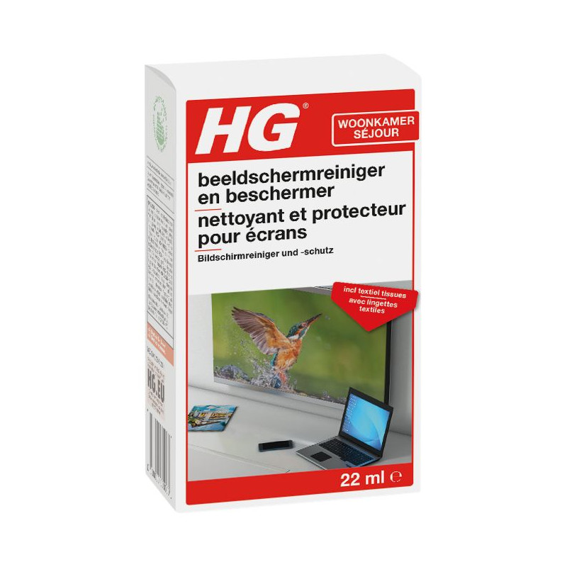 Limpador e protector de ecrã 22 ml - HG Limpador e protector de ecrã 22 ml - HG