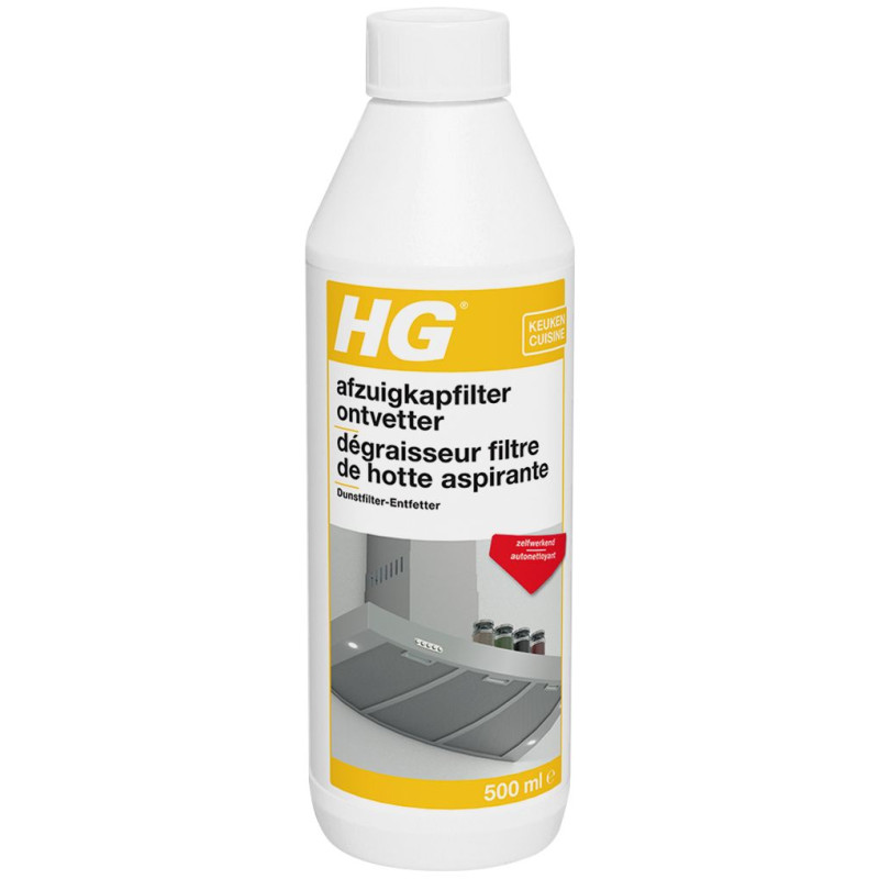 Dégraisseur filtre de hotte aspirante 500 ml - HG