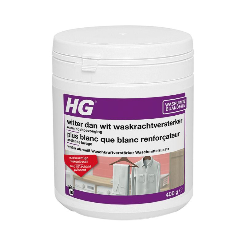 Whiter than white wash booster 400 gr - HG Whiter than white wash booster 400 gr - HG