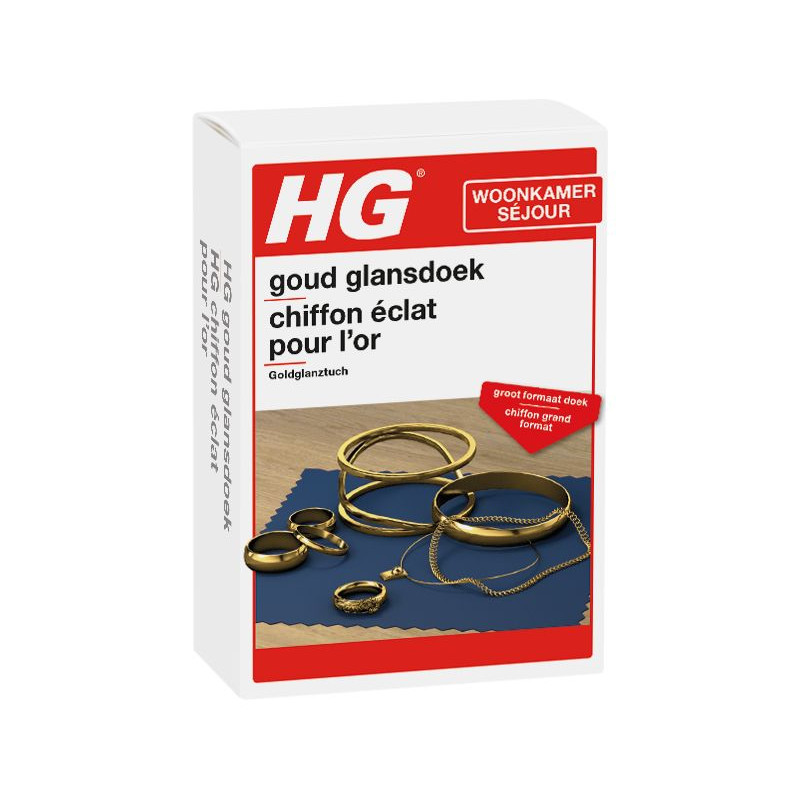 Paño para brillo oro y joyas - HG Paño para brillo oro y joyas - HG