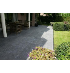 Terrasse en Pierre Bleue - Adouci Clair