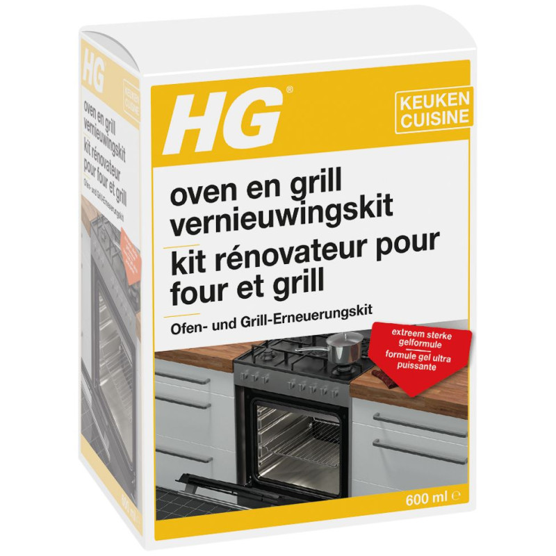 Kit rénovateur pour four et grill 600 ml - HG Kit rénovateur pour four et grill 600 ml - HG