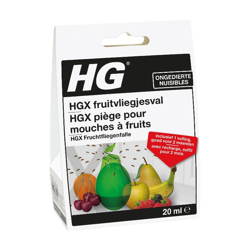 HGX Trappola per moscerini della frutta 20ml - HG