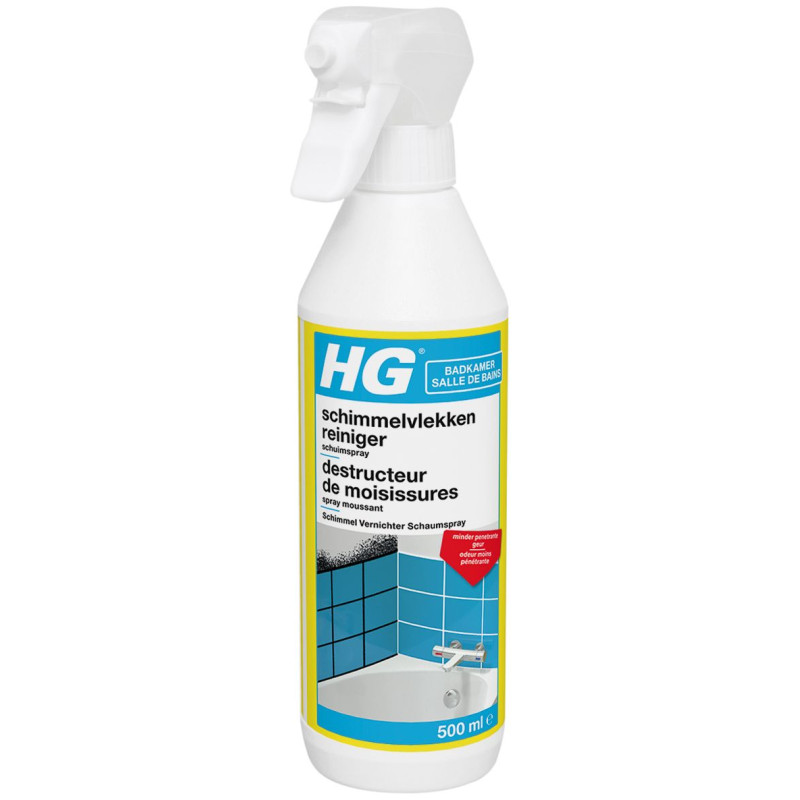 Spray espumante para matar bolores 500 ml - HG Spray espumante para matar bolores 500 ml - HG