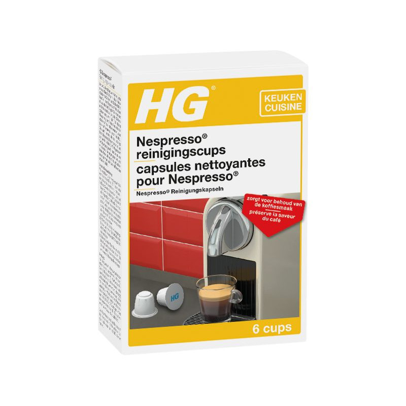 Capsules nettoyantes machines Nespresso - HG Capsules nettoyantes machines Nespresso - HG