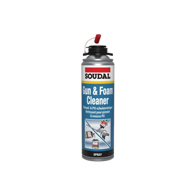 Gun & Foamcleaner - Nettoyant mousse PU - Soudal