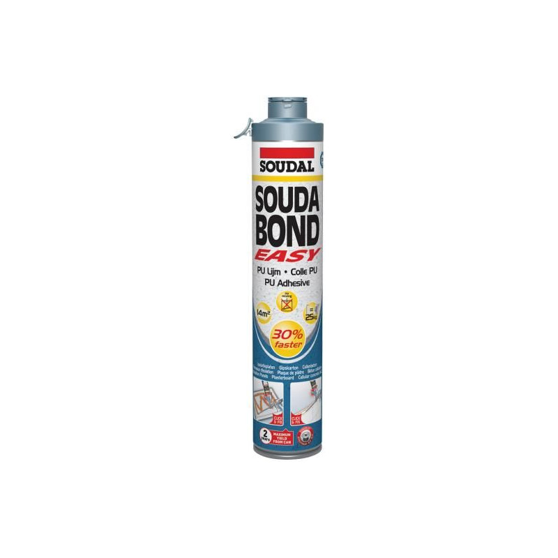 Soudabond Easy Click & Fix - Mousse colle PU - Soudal Soudabond Easy Click & Fix - Mousse colle PU - Soudal